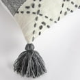 thumbnail image 5 of Rizzy Home Poly Color Block Gray 20"X20" Pillow Cover 2 Pack, 5 of 5