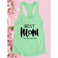 thumbnail image 3 of Best Mom Ever Bold Text Racerback Tank Women -Image by Shutterstock, Female Small, 3 of 4