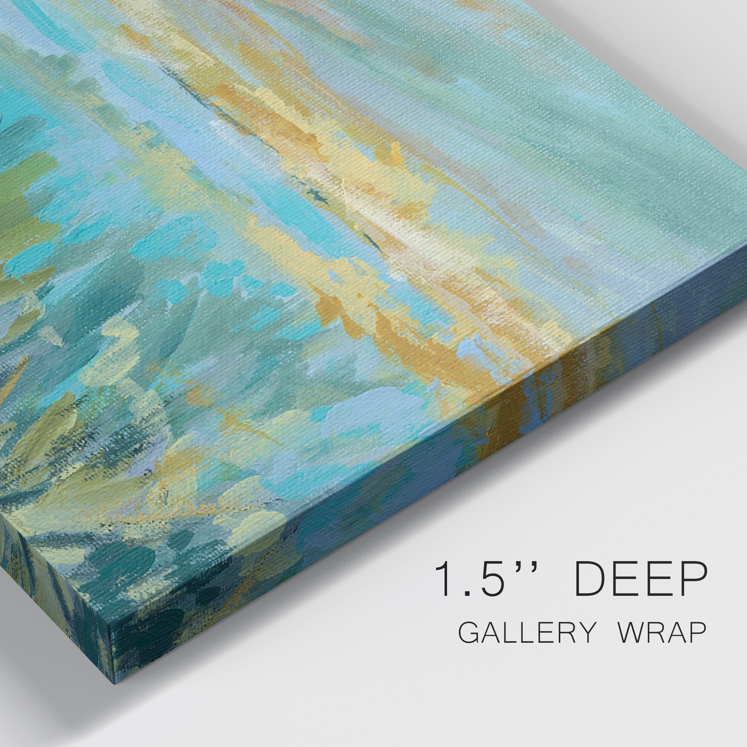 Grassy Beach Premium Gallery Wrapped Canvas - Ready to Hang - Set of 2 - 12 x 18 Each