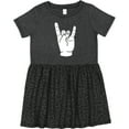 thumbnail image 3 of Inktastic Rocker Horns Girls Toddler Dress, 3 of 5