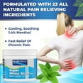 thumbnail image 4 of BlueSpring Back Pain Relief Cream with Emu Oil - Super White Stuff Natural Therapy Against Backache Neck Sprain Knee Joint Muscle Soreness - Fast Action Anti Inflammatory Analgesic Rub, [4 Oz] Jar, 4 of 9