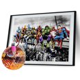 thumbnail image 2 of Pintura de diamante 5D DIY Taladro completo Alianza heroica Punto de cruz (L1678) FLhrweasw Nuevo, 2 of 9