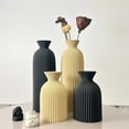 thumbnail image 4 of 2-Piece Set of Wavy Pattern Art Dry Vase, Dried Flower Vase, Suitable for Home Desktop Decoration Vase, Foyer Decoration Vase, Dried Flower Vase, Office Decoration Vase Ornament, Best Holiday Gift, 4 of 10