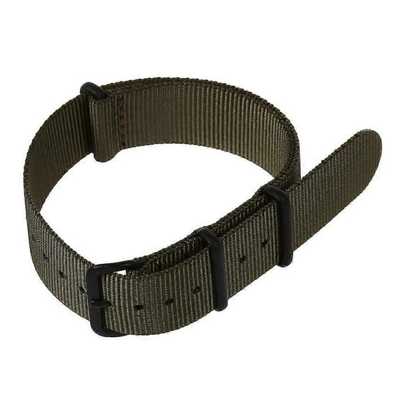 20mm Army Green Nylon Fabric Outdoor Sport Watch Band Strap Fits Timex Weekender Wb2034