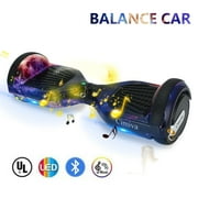 Music-Rhythmed LED Hoverboard,Camouflage Starry blue