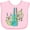AD-Pink, variant on Inktastic Violin with Musical Notes and Swirls Boys or Girls Baby Bib
