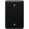 Brainerd Rounded Corner Single Blank Wall Plate, Available in Multiple Colors