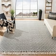 thumbnail image 2 of SAFAVIEH Natura Bradach Geometric Area Rug, Ivory/Black, 10' x 14', 2 of 10