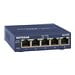 NETGEAR 5-Port Gigabit Ethernet Unmanaged Switch (GS105NA) - Desktop or Wall Mount