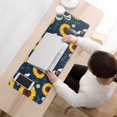 thumbnail image 3 of Long Mouse Pads for Desk,DarkBlue Sunflower Bee Pattern Desk Mats on Top Of Desks, Desk Mouse Pad Extra Large with 3mm Non-Slip Base and Stitched Edge for Gaming,Office,Work,Home 31.5"x11.8", 3 of 6