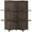 Brown, variant on YRLLENSDAN 6 Panel Room Divider Wall, Room Partitions and Dividers Freestanding Portable Wall Room Partition Folding Room Divider with Removable Storage Shelves, Black
