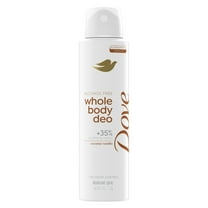 Dove Whole Body Deo Alcohol Free Deodorant Spray for Women Coconut Vanilla, 4 oz
