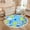 Color 1, variant on Washable Non Slip 6ft Round Rug, Colorful Positive Affirmation Design Rainbow Hearts Cute Illustrations Circle Area Rugs with Tassels Carpet for Nursery Bedroom Living Room Playroom Tent Rug