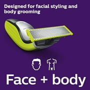 Philips Norelco OneBlade Face + Body, Hybrid Electric Trimmer, QP2630/70