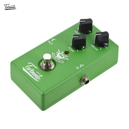 Twinote TUBE DRIVE Analog Overdrive Guitar Effect Pedal Processsor Full Metal Shell with True