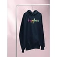 thumbnail image 3 of Happiness With Daisy Hoodie Women -Image by Shutterstock, Female Small, 3 of 4