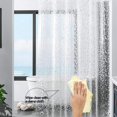 thumbnail image 4 of Plastic Shower Liner - Premium PEVA Shower Curtain Liner with Rustproof Grommets and 3 Weighted Magnets, Waterproof Shower Curtains for Bathroom (Cobblestone, 72"*72"), 4 of 6