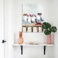 thumbnail image 4 of Canvas Wall Art Beach Seagull Canvas Art Print Nautical Watercolor Ocean Seagull with Sunglasses Sneakers Pictures Wall Decor for Living Room Artwork Decorations Framed Ready to Hang 12"x16", 4 of 9