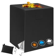 Katinyos Air Conditioner Cover for Outside, Heavy Duty Waterproof & Windproof AC Protection Cover (24x24x30 inch)