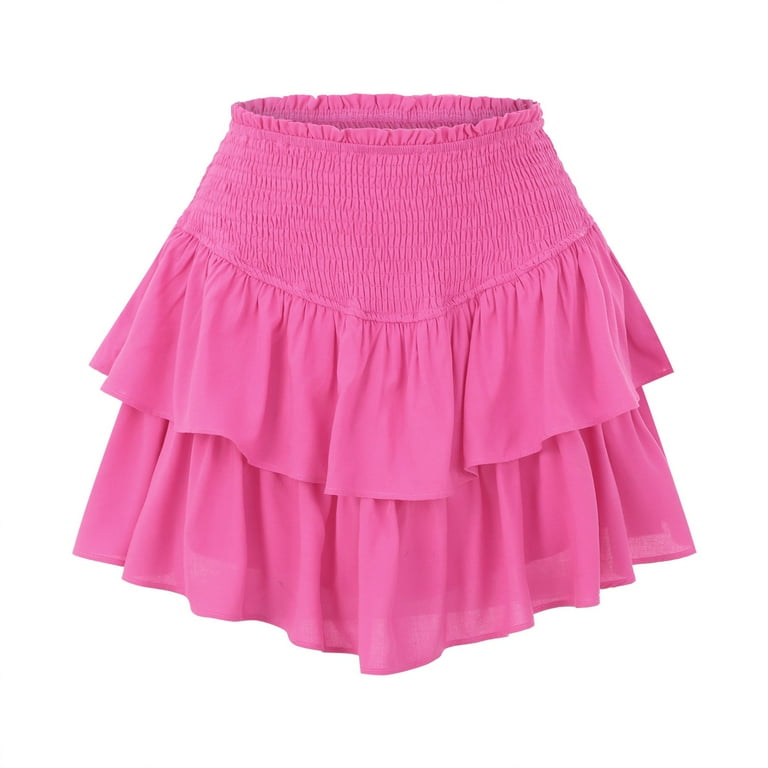 Preppy Skirt and Button-Down Shirt