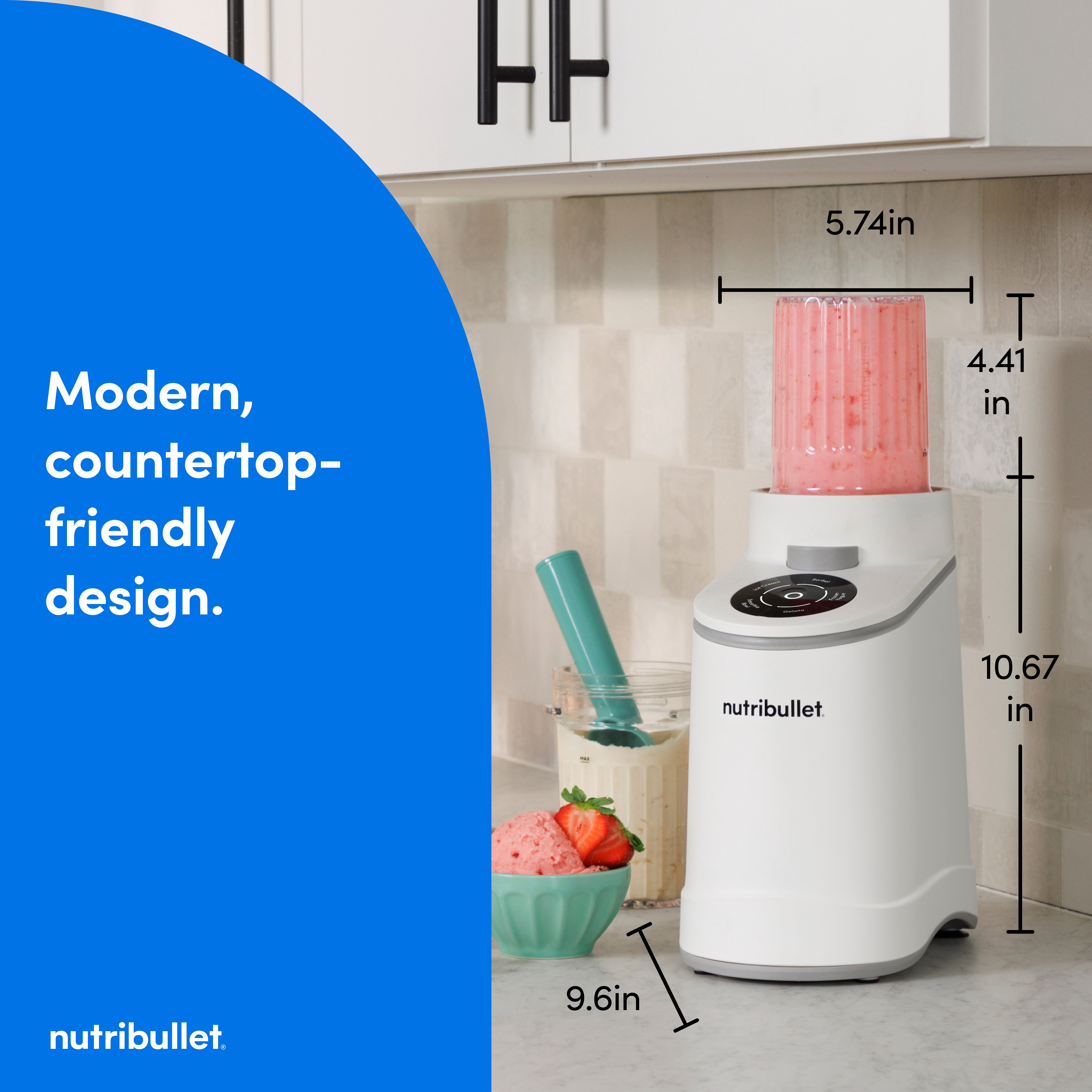 nutribullet Chill Ice Cream Maker Matte White