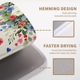 thumbnail image 3 of 4th of July Patriotic Floral Dish Drying Mat Summer Memorial Day Large Kitchen Mats Dish Drying Pad Absorbent Dish Dryer Mat for Kitchen Countertops Microfiber Drainer Pad Dish Drying Mats (18x24 in), 3 of 7