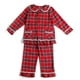 thumbnail image 2 of Conjuntos de pijamas navideños para niños y niñas, ropa de estar por casa, ropa de bebé, pijamas a cuadros de franela 100 % algodón, pijamas a juego para hermanos, 2 of 5