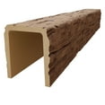 thumbnail image 3 of Ekena Millwork 7 1/2"W x 9 1/2"H x 96"L 3-Sided (U-Beam) Salvaged Timber HeritageTimber Faux Wood Ceiling Beam, Warm Caramel, 3 of 12