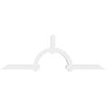 thumbnail image 2 of 96"W x 32"H x 4"D x 4"F, 8/12 Pitch, Ericson Architectural Grade PVC Gable Bracket, 2 of 8
