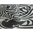 thumbnail image 3 of Ambesonne Savannah Quilted Coverlet 3 Pcs, Zebras Eyes and Face Art, King Size, Charcoal Grey and White, 3 of 4
