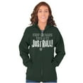 thumbnail image 3 of Stop Dragon This Out Fantasy Gamer Zip Up Hoodie Men's Women's Brisco Brands 2X, 3 of 6
