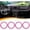 Pink, variant on Air Conditioner Vent Ring Interior Accessories Compatible with 2018-2023 Jeep Wrangler JL JLU & Gladiator JT Aluminum Alloy Dashboard Air Conditioning Vent Outlet Trim Cover, 4PCs