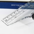 thumbnail image 6 of SagaSave Plastic Roll Parallel Ruler with Inch and Metric Drawing Parallel Ellipses Rolling Ruler Clear, 6 of 6