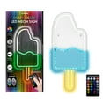 thumbnail image 3 of Xtreme Lit 8.13" x 17.86" Ice Cream Multi-Color LED Neon Sign, Plastic Hanging Wall Art, 1.2 lb, 3 of 9