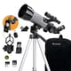 thumbnail image 1 of Telescopio Refractor Portátil Celestron 70mm Travel Scope DX Vidrio Recubierto Adaptador para Smartp, 1 of 9