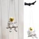 thumbnail image 4 of Pack of 2 Resin Astronaut Ornament Figurines Wall Decor Zulema none, 4 of 8