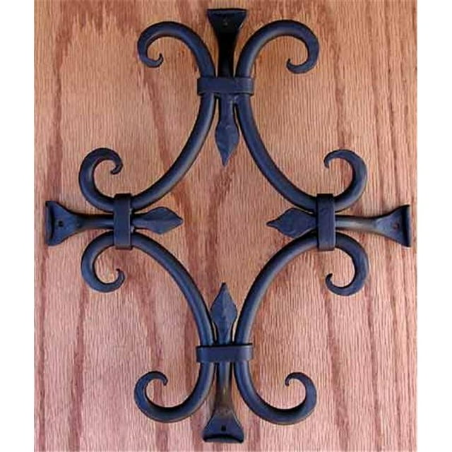 Agave Ironworks GR015-02 Grille de Fantaisie à Barre Ronde Rouille Brune