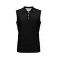 thumbnail image 6 of Dagugfen Tank Tops for Men Quarter Zip Sleeveless Collared Neck Pullover Shirts Dressy Casual Base Layer Workwear Tops, 6 of 8