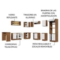 thumbnail image 4 of Madesa Gabinete de Cocina Integral Esquinero Completo 504 cm Glamy Rústico/Blanco 01, 4 of 10