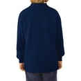 thumbnail image 6 of Jerzees School Uniform SpotShield Long Sleeve Polo (Little Boys & Big Boys), 6 of 6