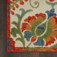 thumbnail image 6 of Nourison Aloha Indoor Outdoor Red Multicolor 6' x 9' Area Rug, Easy Cleaning, Non Shedding, Bed Room, Living Room, Dining Room, Kitchen (6x9), 6 of 10
