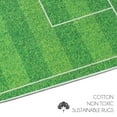 thumbnail image 6 of Sussex Home Low Pile Kids Rug for Playroom - Ultra-Thin Non-Slip Kids Soccer Ball Area Rug - Washable Cotton Educational Rug for Kids Room - 59 x 39.5 Inches, 6 of 9