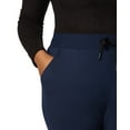 thumbnail image 3 of 2 Pack 32 Degrees Women's Lightweight Ultra Comfy Everyday Pant - Dress Blue - Small, 3 of 4