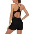 thumbnail image 4 of Charmo Women Athletic One Piece Boyleg Racerback Swimming Suits Bathing Suit, 4 of 6