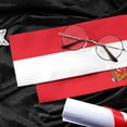 thumbnail image 3 of Emblem Singapore Flag Graduation Stole Graduate Shawl Sash Scraf Gift For Abroad Student International Study (Square), 3 of 6