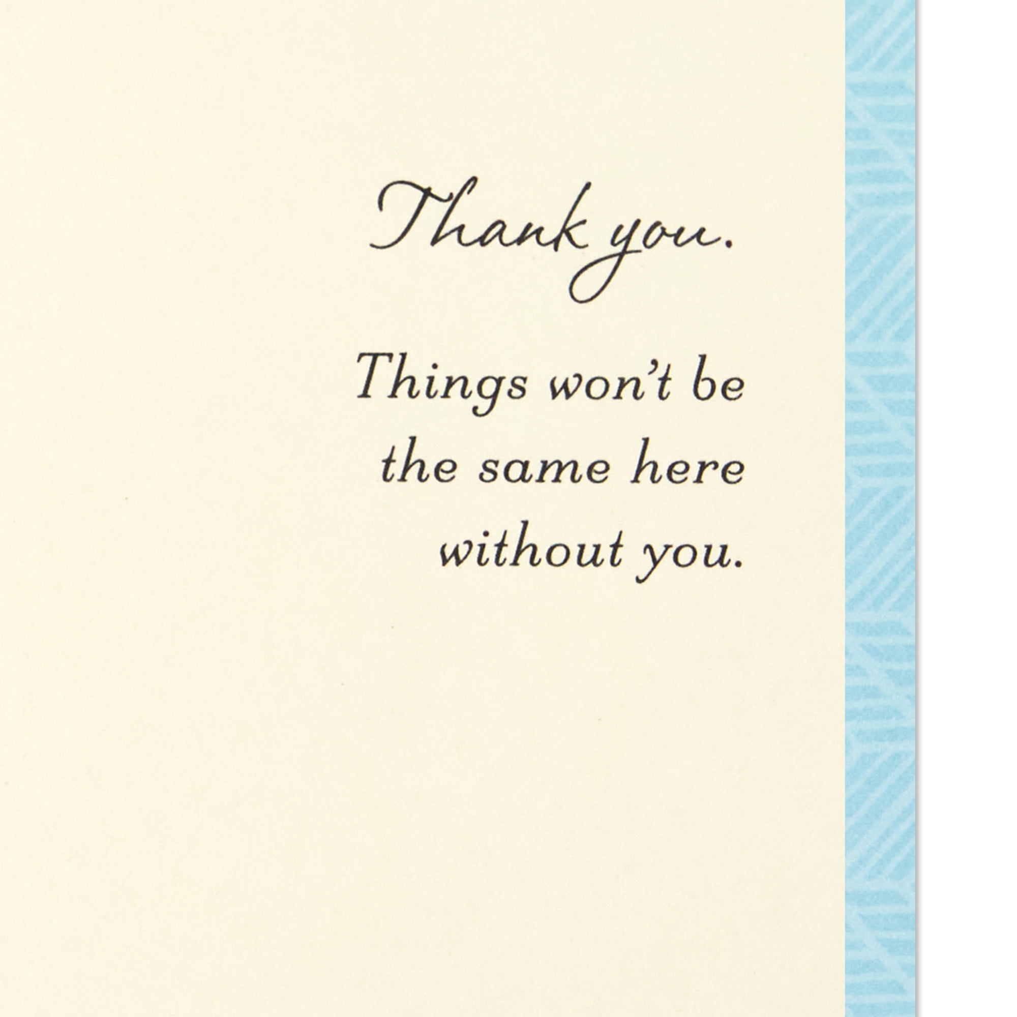 Hallmark Goodbye Card for Co-Worker (Thank You for Being So Fun to Work With)