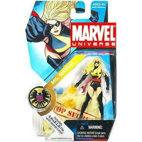 Marvel Universe Series 3 Ms. Marvel Action Figure (Black Outfit)