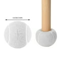 thumbnail image 3 of 4 PCS Precut Walker Tennis Balls for Furniture Legs and Floor Protection, Heavy Duty Long Lasting Felt Pad Glide Coverings (Brown), 3 of 5