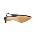 thumbnail image 4 of Stuart Weitzman Mara 50 Leather Slingback Pump, 6.5, Black, 4 of 5
