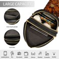 thumbnail image 3 of FORMRS Womens Crossbody Sling Bag Travel Daypack Shoulder Chest Backpack, Fall Pattern, 3 of 7